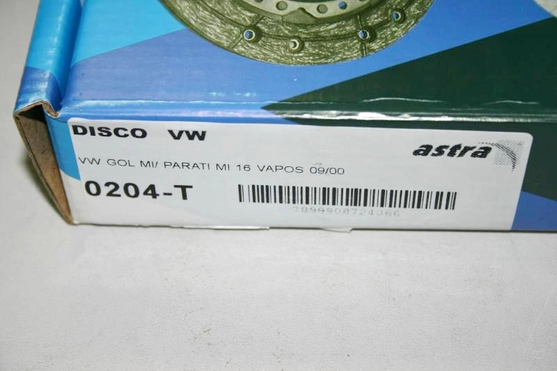DISCO EMBREAGEM VW GOL/PARATI 1.0 09.2000/ MI 16V - 1.0 TURBO TODOS - 200MM