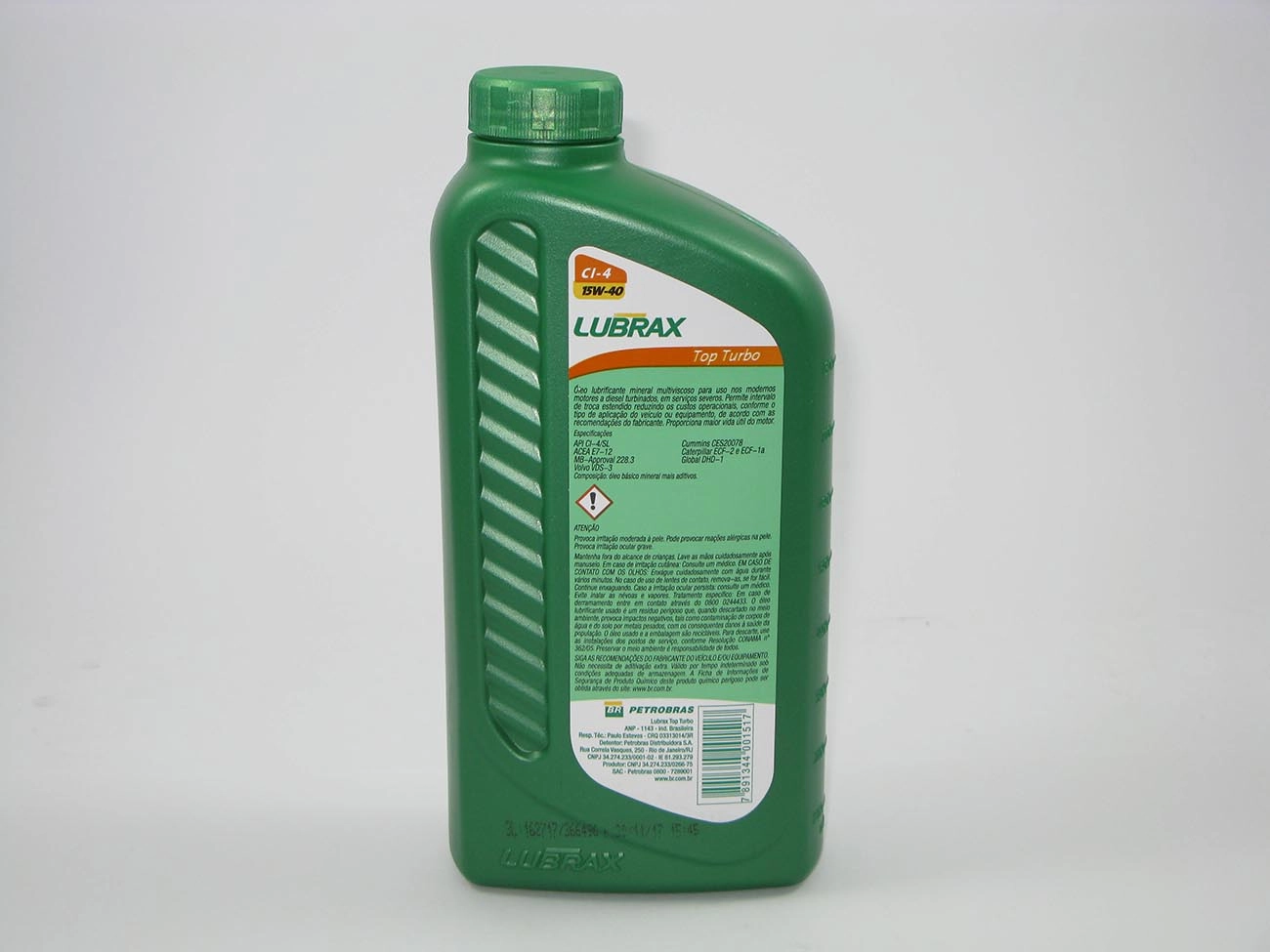 ÓLEO LUBRIFICANTE MINERAL MULTIVISCOSO CI-4 SAE 15W40 OLEO MOTORES DIESEL