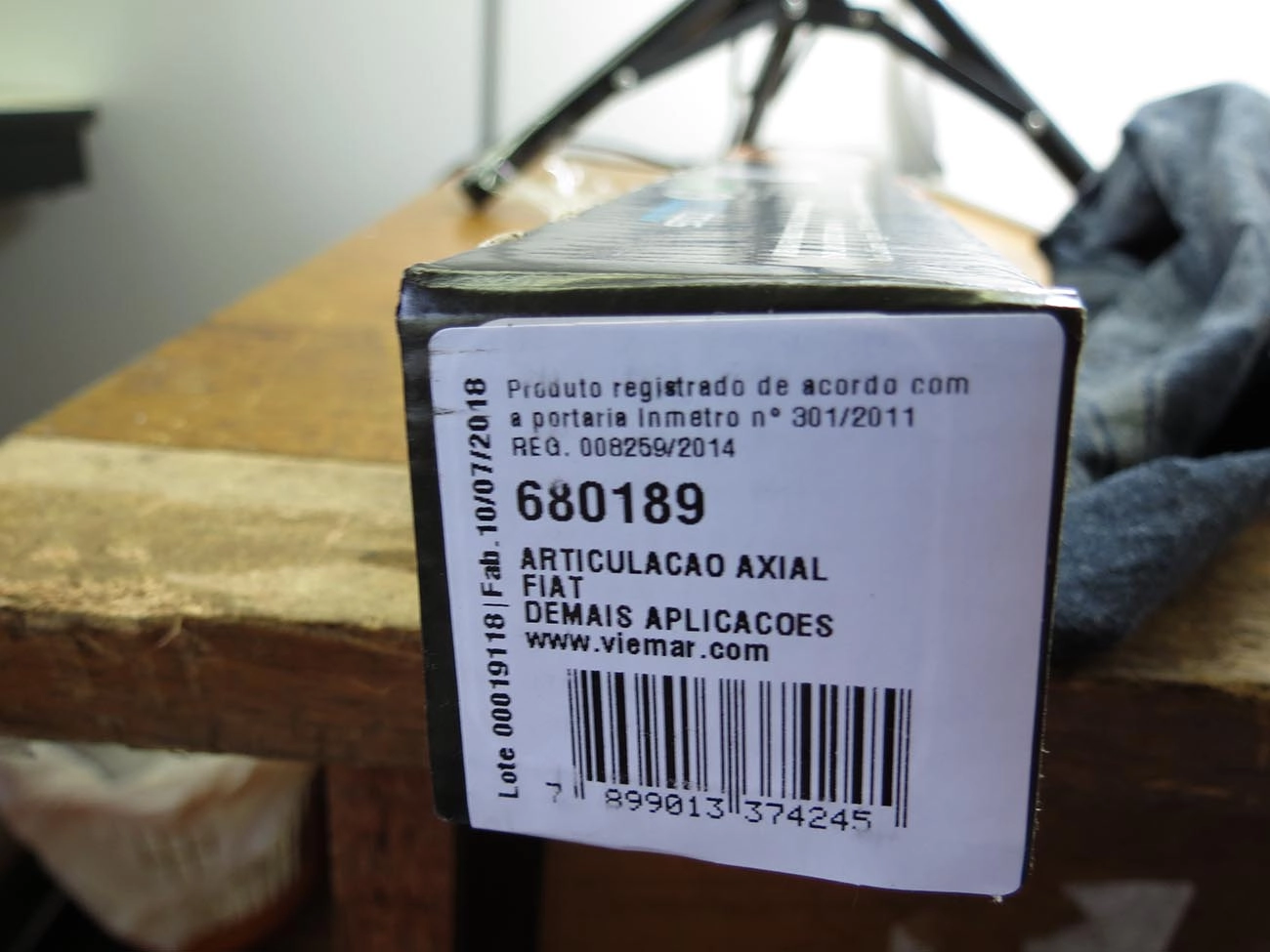 ARTICULAÇÃO/BARRA AXIAL DIREÇÃO HIDRÁULICA M14X1,5 FIAT DOBLÒ 2001/