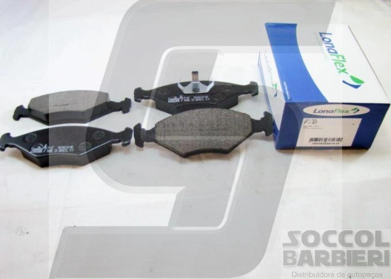 PASTILHA DE FREIO DIANTEIRA FIAT FIORINO FIASA 91/95 - FIRE 03/13 - TIPO 93/97 - UNO WAY FIRE 05/13