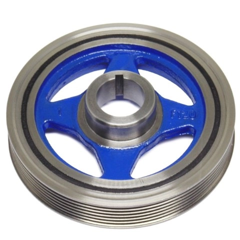 POLIA DO VIRABREQUIM - DAMPER - SIMPLES 1 PISTA POLY V 6PK - HYUNDAI / KIA - 3.0 /3.3 /3.5 /3.8 V6 2