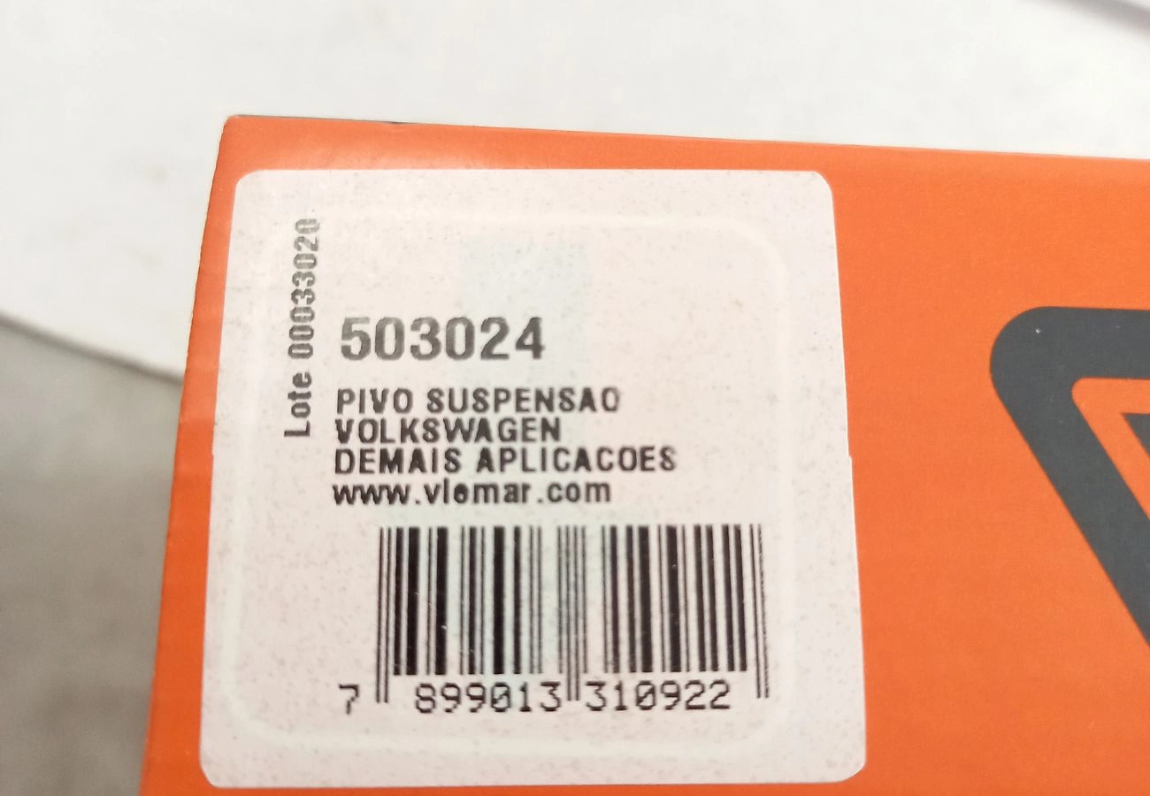 PIVÔ SUSPENSÃO ESQUERDO VW GOL/VOYAGE/PARATI/SAVEIRO GI 80/92 - PINO 14,95MM