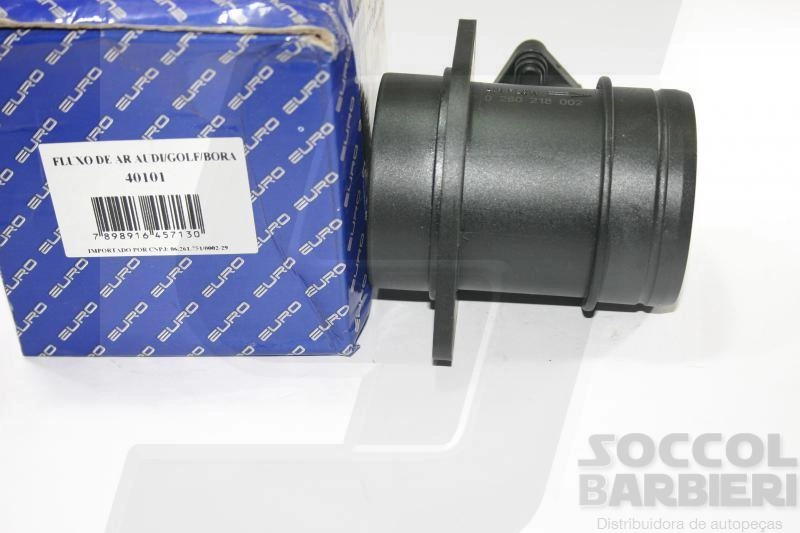 MEDIDOR FLUXO AR MAF AUDI A3 1.8 99A03 (ASPIRADO) - VW GOLF/BORA/NEW BEETLE 99/ CONECTOR 5 VIAS