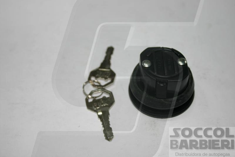 TAMPA PARA TANQUE COMBUSTÍVEL COM CHAVES FIAT 147/PANORAMA/UNO/PREMIO/ELBA/FIORINO 83/90 LADA LAIKA/NIVA/STATION