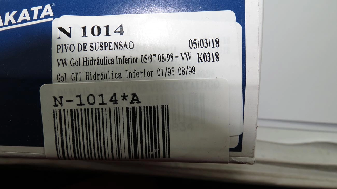 PIVÔ SUSPENSÃO ESQUERDO COM DIREÇÃO HIDRÁULICA PINO 17MM D.H VW GOL/PARATI 04.97/ SAVEIRO 11.97/ 16V 95/