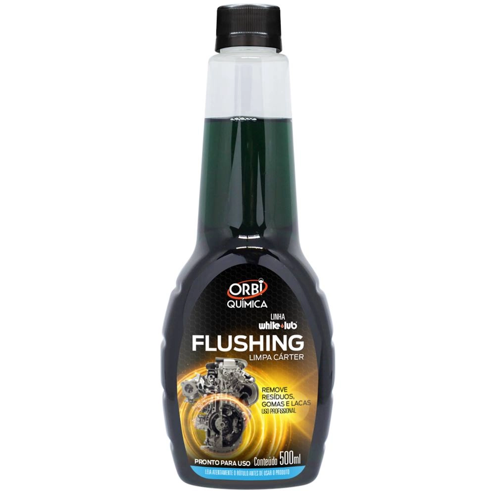 LIMPA CARTER MOTOR ORBI FLUSHING 500ML VERDE