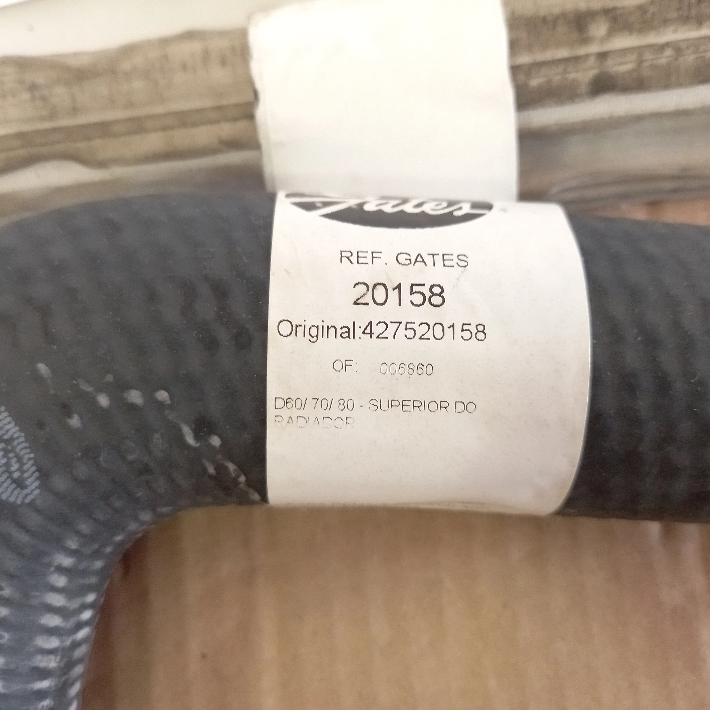 MANGUEIRA RADIADOR SUPERIOR GM D-60/70/80 65/83