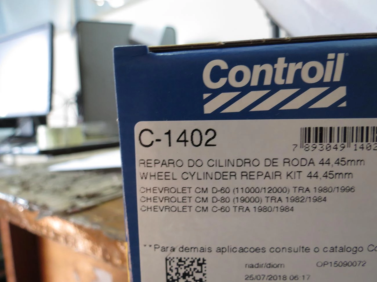 REPARO CILINDRO RODA 44.45MM GM A/C/D-60/80 80/96 1-3/4 TRASEIRO
