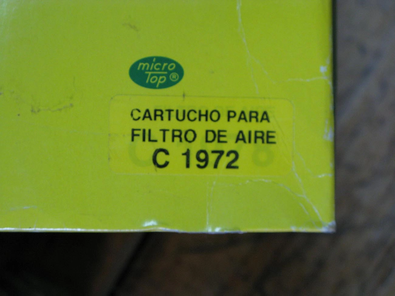 FILTRO AR TOYOTA HILUX 2.2/2.4