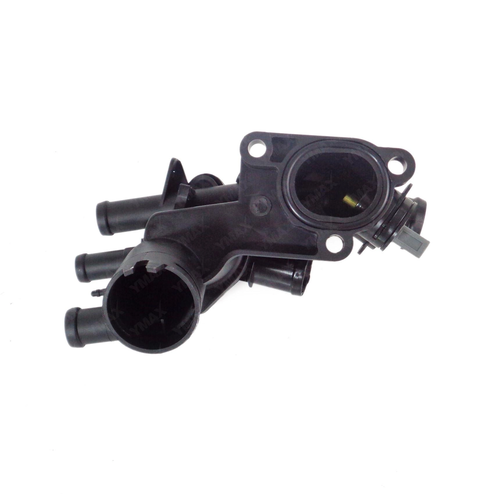 KIT CAVALETE AGUA COM AR QUENTE VW NOVO GOL/FOX/GOLF/VOYAGE/SAVEIRO - COM VALVULA/TUBO/SENSOR CINZA