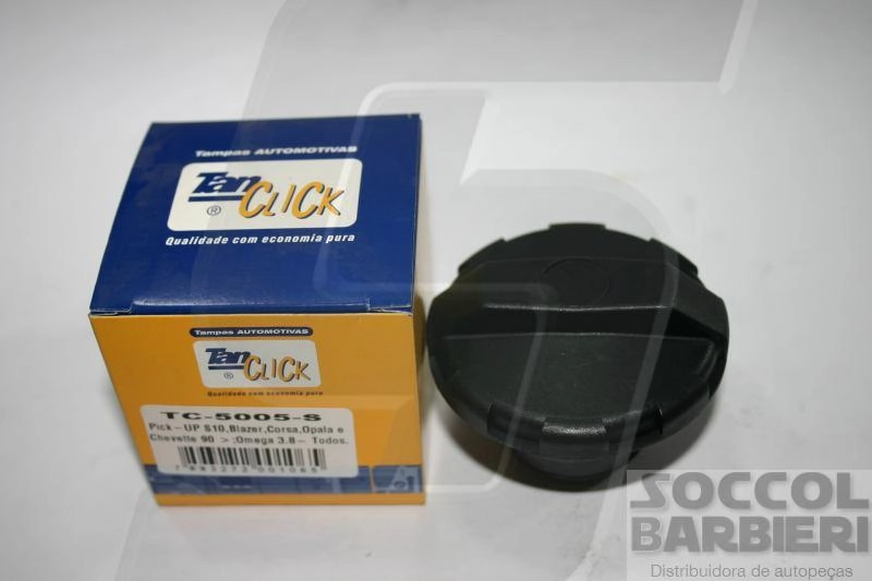 TAMPA TANQUE GM CHEVETTE/OPALA 90/ - CORSA/CELTA/S-10/BLAZER TODOS S/CHAVE