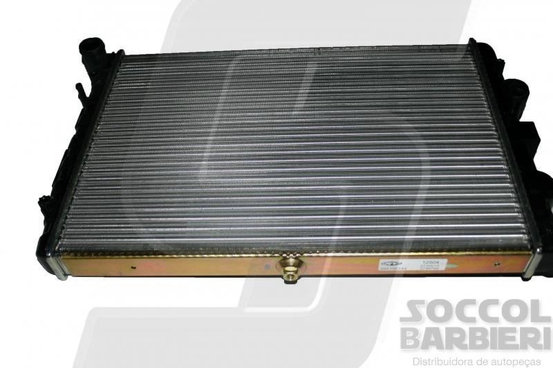 RADIADOR ÁGUA MOTOR CONSTRUÇÃO EXPANDIDO COM AR CONDICIONADO MANUAL VW GOL/PARATI 1.0 95/96 1.6/1.8/2.0 SAVEIRO 97/10