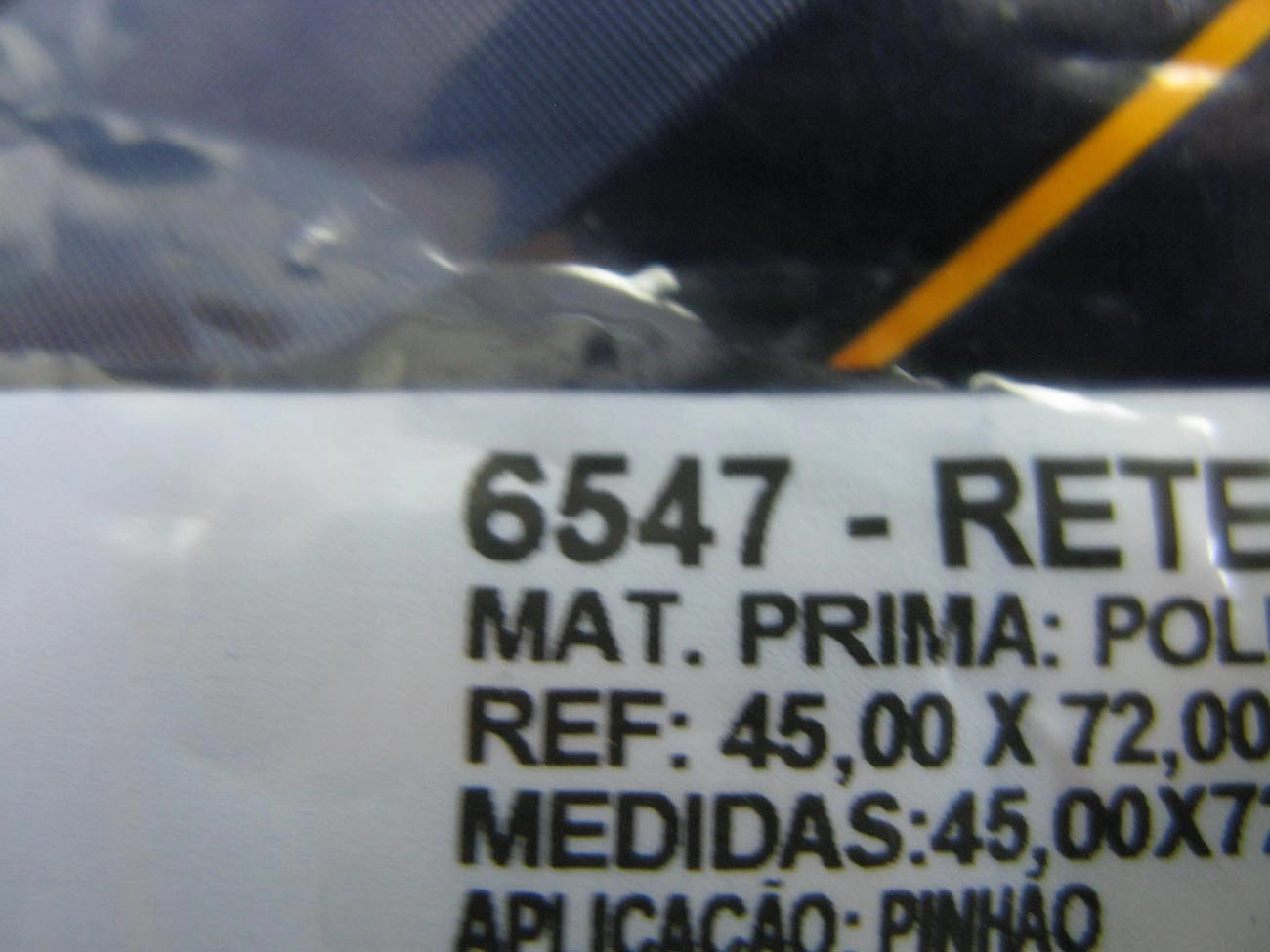 RETENTOR PINHÃO DIFERENCIAL TRASEIRO 45,00X72,00X12,00X19,50MM MITSUBISHI L-200 2.5 HYUNDAI HR 04/12 H100 94/97 45X72X12X19,