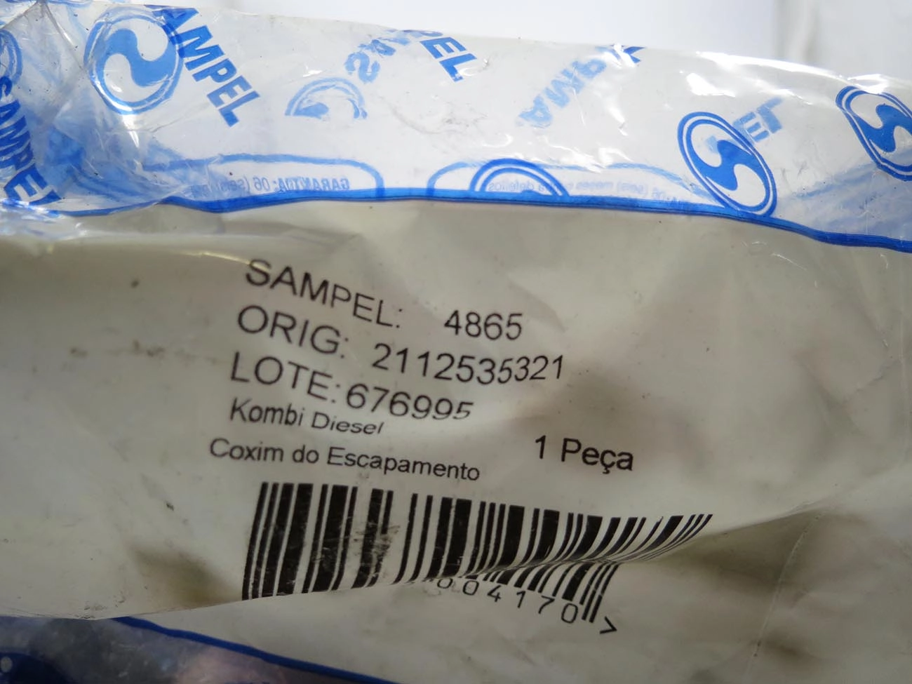 COXIM ESCAPAMENTO VW KOMBI 1964/1992 DIESEL