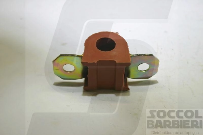 KIT BUCHA INTERNA BARRA ESTABILIZADORA SUSPENSÃO DIANTEIRA FURO 18 MM COM ABRAÇADEIRA CENTRAL ESTABILIZADOR DIANTEIRO FIAT ELBA/PREMIO/UNO R 88/91 PARA UM LADO