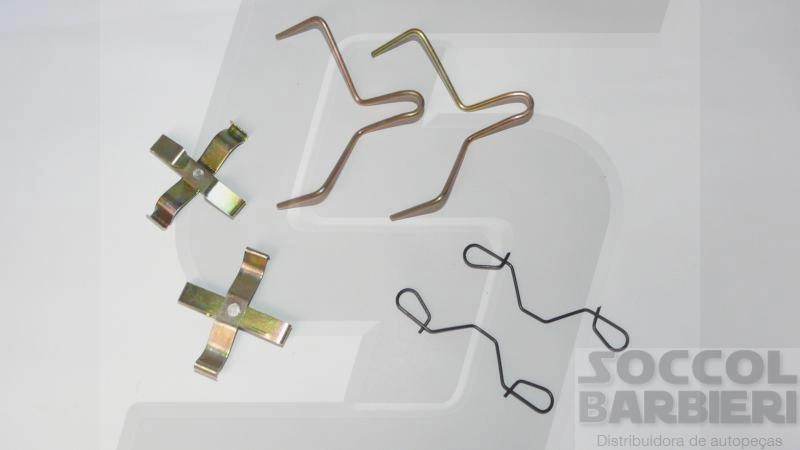 KIT REPARO MOLAS PARCIAL FREIO A DISCO DIANTEIRO DOIS LADOS PASTILHA VW GOL/VOYAGE/PARATI/SAVEIRO/PASSAT /93 PD/17 2 RODAS