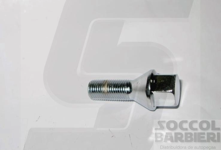 PARAFUSO RODA CROMADO DIANTEIRO/TRASEIRO PEUGEOT/CITROEN DIVERSOS - M12X1,25X24MM CHAVE 17