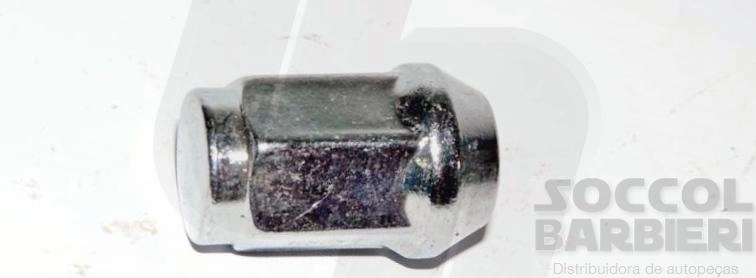 PORCA RODA CROMADA DIANTEIRA OU TRASEIRA GM SILVERADO TODOS 12X15 CHAVE 19