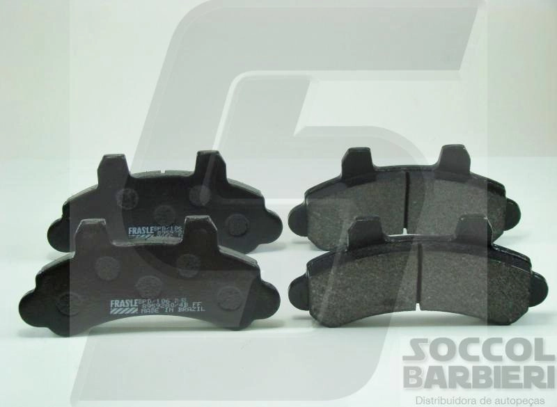 PASTILHA FREIO RODA DIANTEIRA FORD F-1000 94/98 GM D 20/SILVERADO 95/