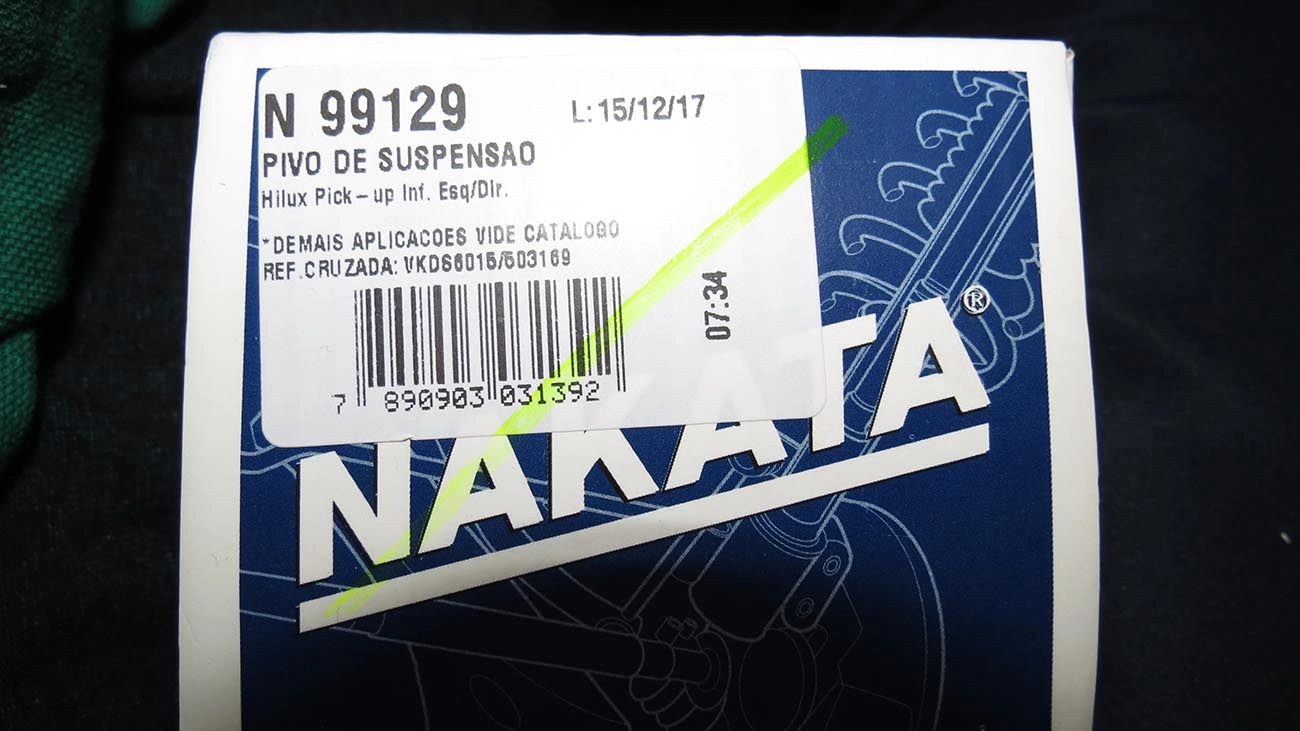 PIVÔ SUSPENSÃO INFERIOR TOYOTA HILUX PICK-UP 2005/2012 - HILUX SW 2005/2018 - LD/LE