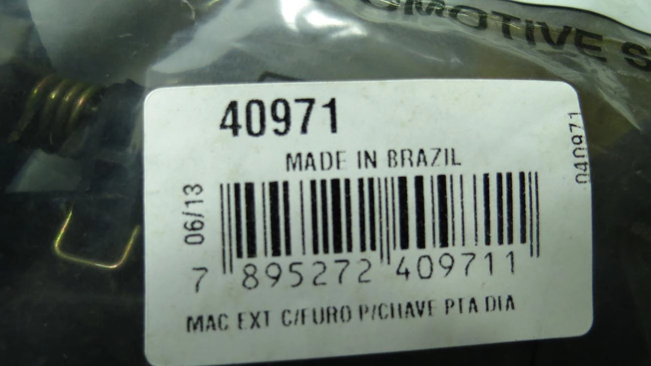 MACANETA EXTERNA GM NOVO CORSA/MERIVA 2002/ - ESQUERDO