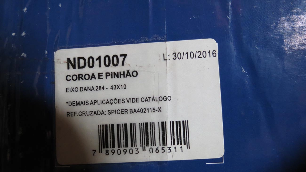 COROA E PINHAO 10X43 VW 8.120/8.150/9.150 2003/ - DANA 284