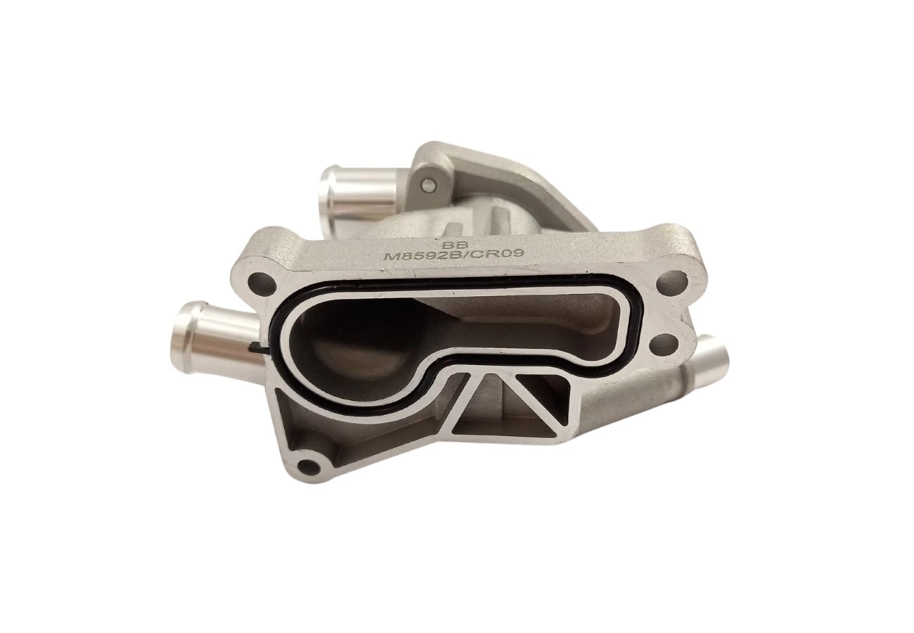 VÁLVULA TERMOSTÁTICA COM CARCAÇA ALUMÍNIO FORD NOVO KA 1.0 14/ 3 CILINDROS - COM SENSOR