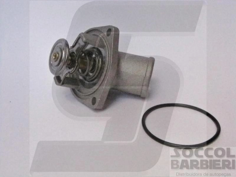 VÁLVULA TERMOSTÁTICA COM FLANGE GM MONZA/KADETT/IPANEMA 07.86/91 - CARBURADO GASOLINA