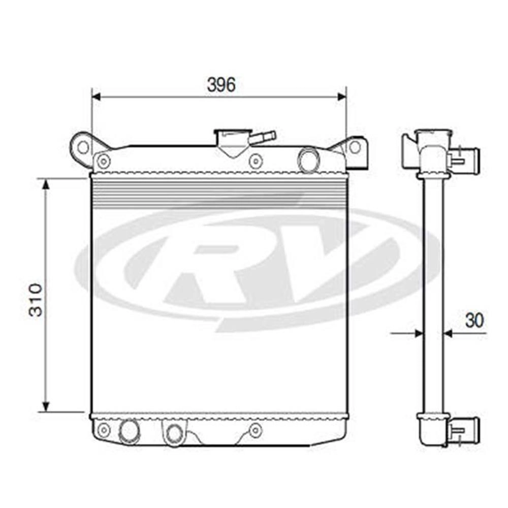 RADIADOR FIAT 147 1.0/1.3 1977/1982