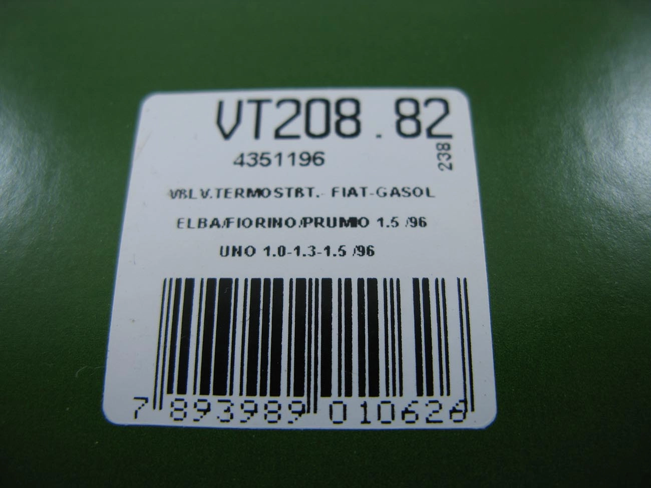 VÁLVULA TERMOSTÁTICA SÉRIE OURO GASOLINA VALVULA TERMOSTATICA FIAT 147/UNO/PREMIO/ELBA/FIORINO /96