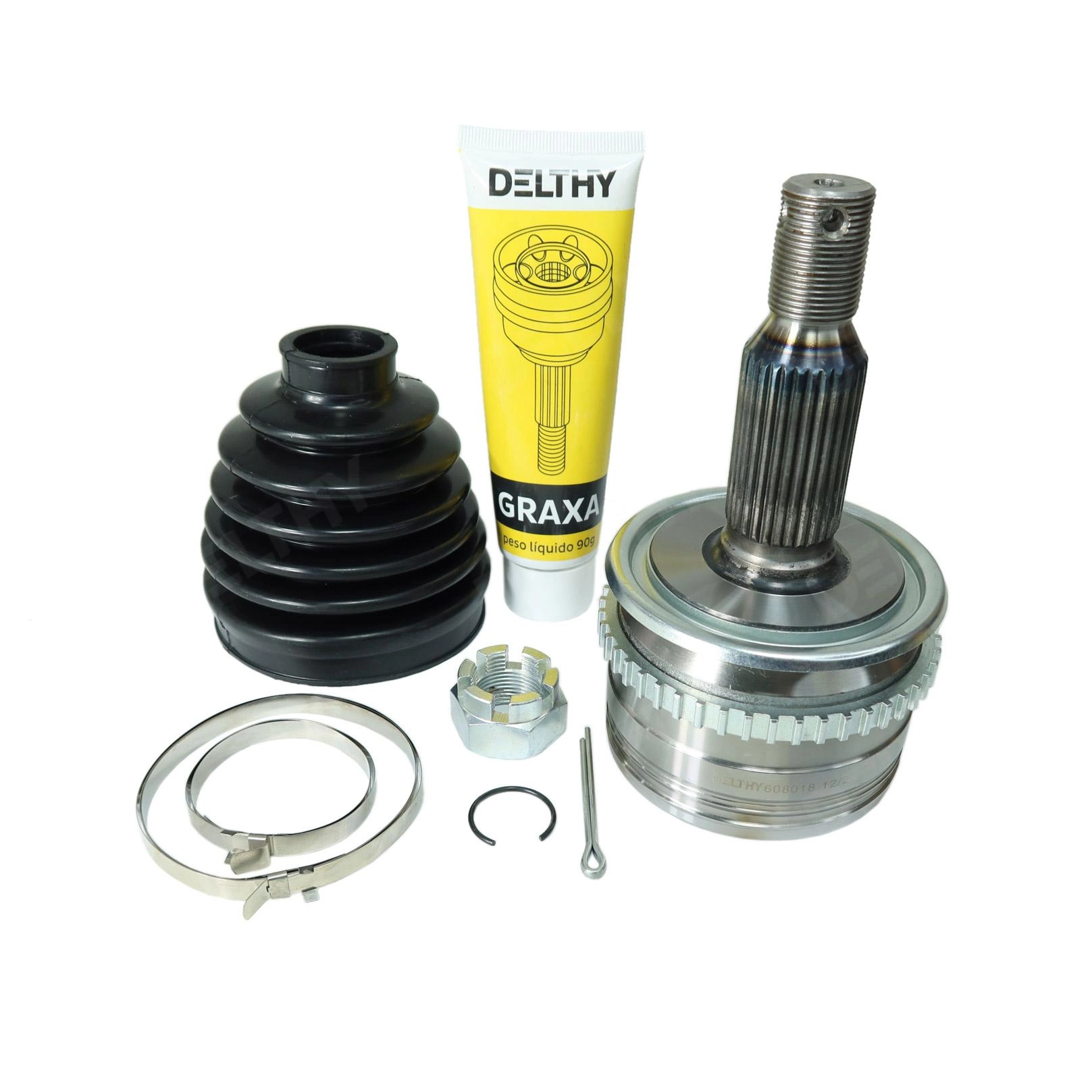 HOMOCINÉTICA RODA COM ABS MITSUBISHI L200 TRITON/DAKAR 08/ 3.2/3.5 - 35/30 ESTRIAS TRAVA INTERNA