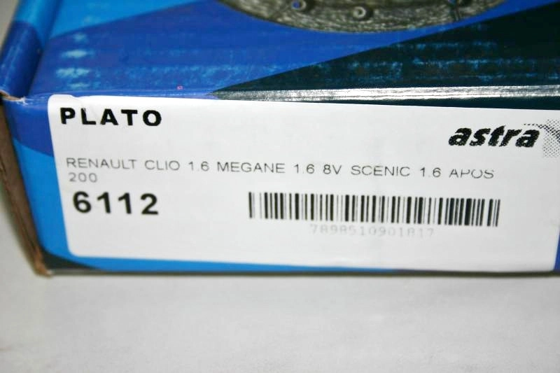 PLATO EMBREAGEM RENAULT CLIO/MEGANE/SCENIC 1.6 8V 2001/ - 200MM