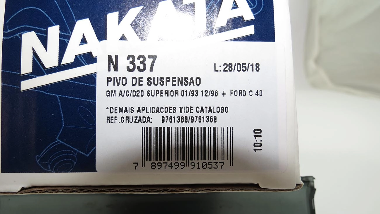 PIVÔ SUSPENSÃO SUPERIOR LADO DIREITO/LADO ESQUERDO GM A/C/D-20 93/ A/C/D-40 TODOS SILVERADO
