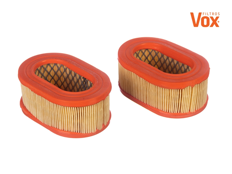 FILTRO AR MOTOR DUPLA CARBURAÇÃO OVAL VW FUSCA/BRASILIA CARBURACAO