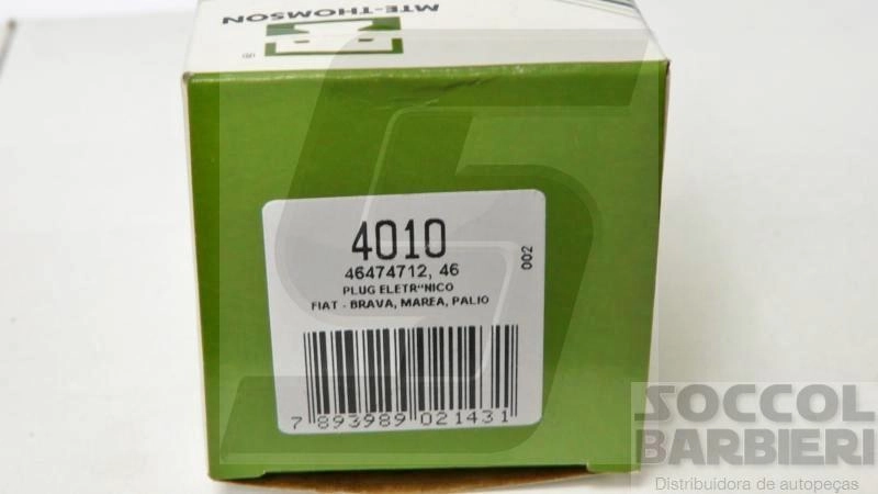 PLUG ELETRÔNICO CINZA FIAT PALIO 1.6 16V 96/01 - BRAVA/MAREA 99/ - CONECTOR 3 PINOS