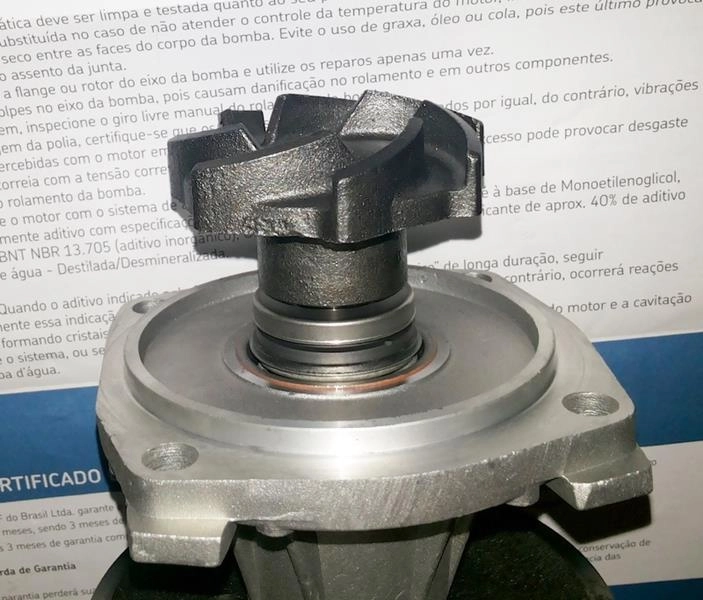 BOMBA  ÁGUA FIAT UNO/PREMIO/ELBA 1.5 ARGENTINO C/POLIA