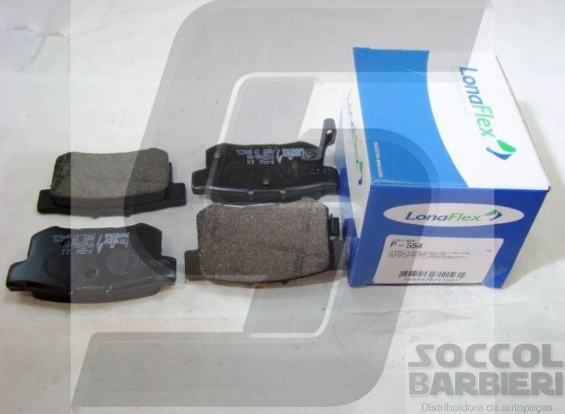 PASTILHA DE FREIO TRASEIRA HONDA ACCORD 02/ - ACCORD COUPE 94/99 - CIVIC 91/ - NEW CIVIC 05/16