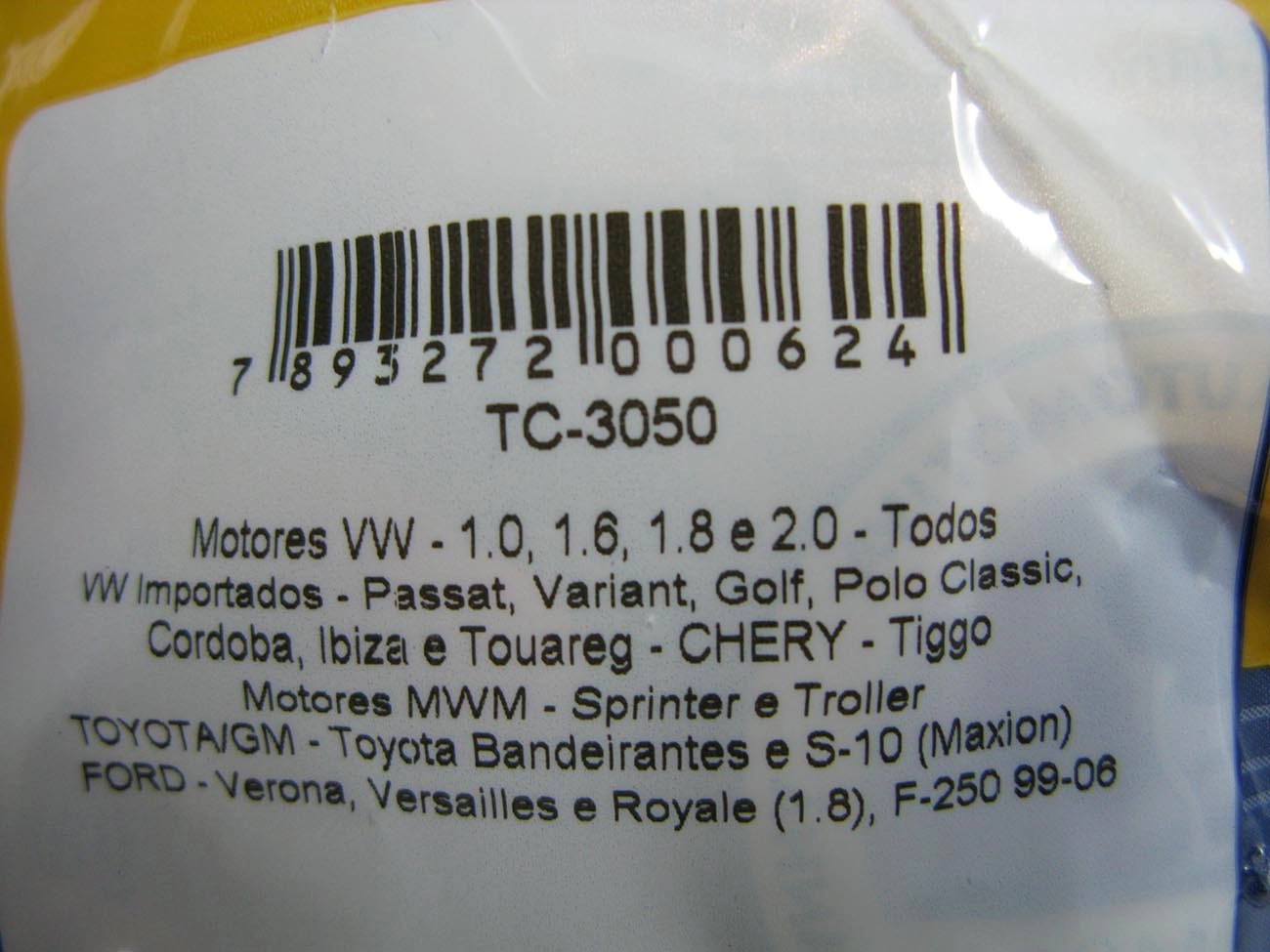 TAMPA ÓLEO MOTOR OLEO VW GOL/VOYAGE/PARATI/SAVEIRO/SANTANA/LOGUS/GOLF/POLO AP/AT