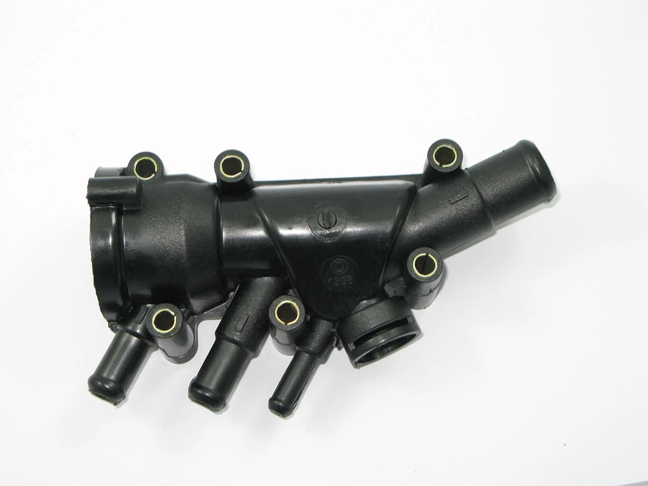 CARCAÇA/FLANGE PLÁSTICO VÁLVULA TERMOSTÁTICA CAVALETEDE DISTRIBUIÇÃO ÁGUA MOTOR ZETEC ROCAN FORD KA/FIESTA/NOVO FIESTA/COURIER 99/ FOCUS 1.6 03/