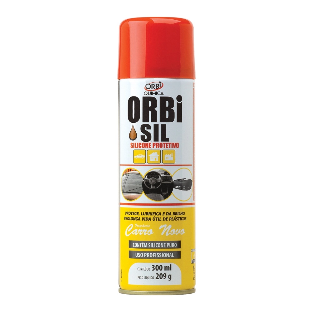 SILICONE AEROSOL CARRO NOVO - 300ML