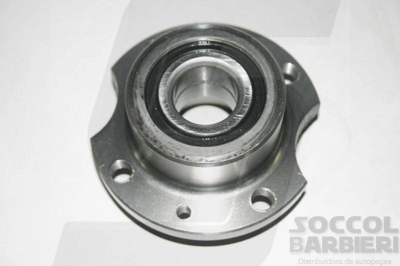 CUBO RODA TRASEIRO COM ROLAMENTO SEM ABS RECORTE 4 FUROS FIAT UNO/PRÊMIO 84/08 TIPO 1.6 147 82/ OGGI