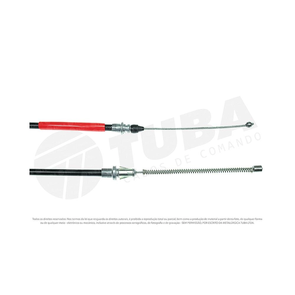 CABO DE FREIO TRASEIRO FORD F-100/F-1000  1971/1991 - 1440MM - PARA UMA RODA