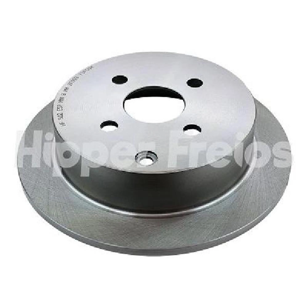 DISCO DE FREIO TRASEIRO TOYOTA COROLLA/FIELDER 1.6/1.8 2003/2008 - SÓLIDO 258MM 4 FUROS