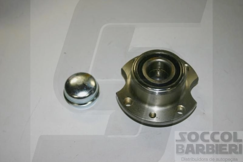 CUBO TRASEIRO COM ROLAMENTO COM RECORTE FIAT 147 TODOS /81 - 4 FUROS