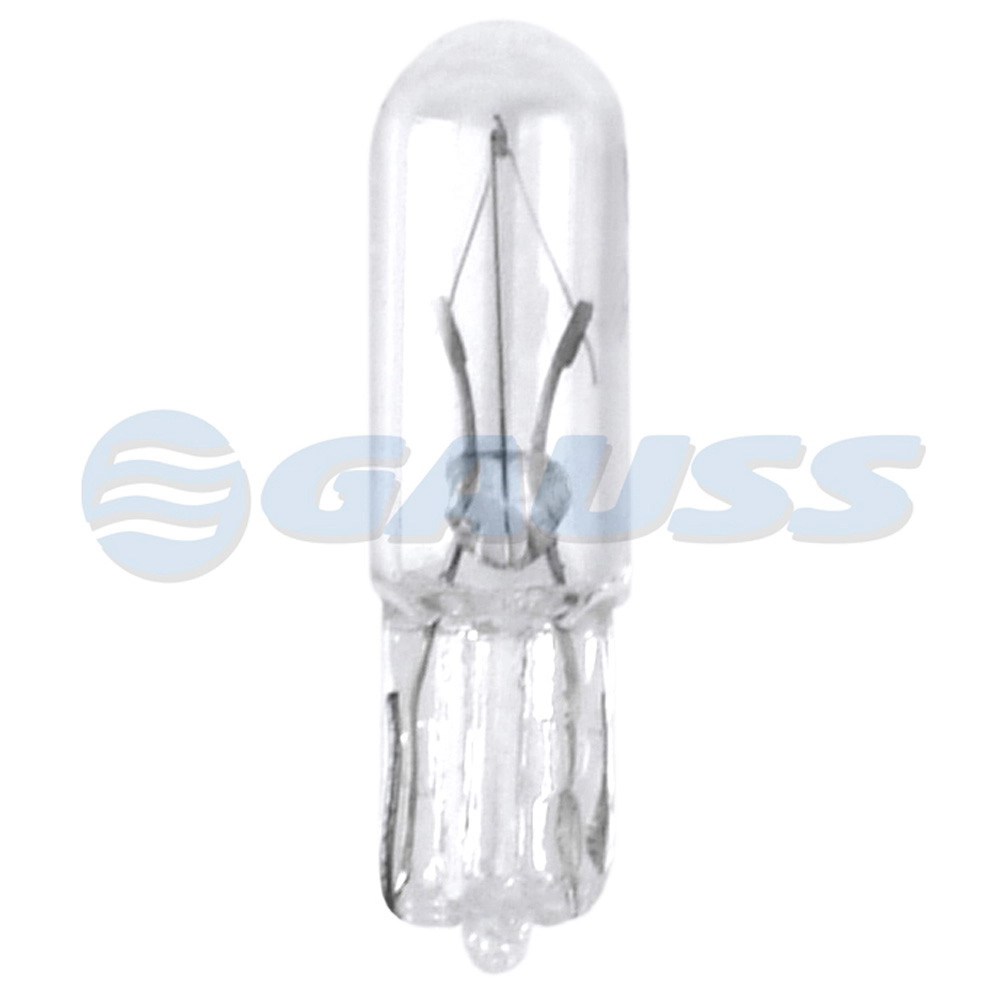 LAMPADA LUZ DE PAINEL/INSTRUMENTOS/INTERRUPTORES BASE DE VIDRO PEQUENA 1.2W 12V - INCOLOR