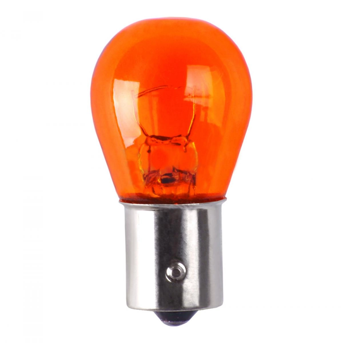 LAMPADA PISCA/SINALEIRA - 1 POLO GRANDE 21W/24V - AMBAR