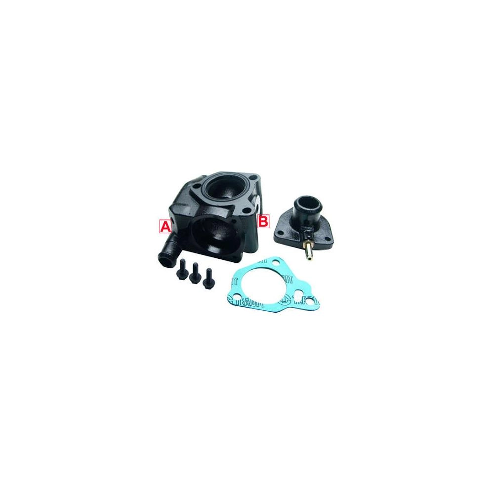 CARCAÇA VÁLVULA TERMOSTÁTICA ALUMÍNIO FORD MONDEO 98/99 - ZETEC 16V - COM TAMPA