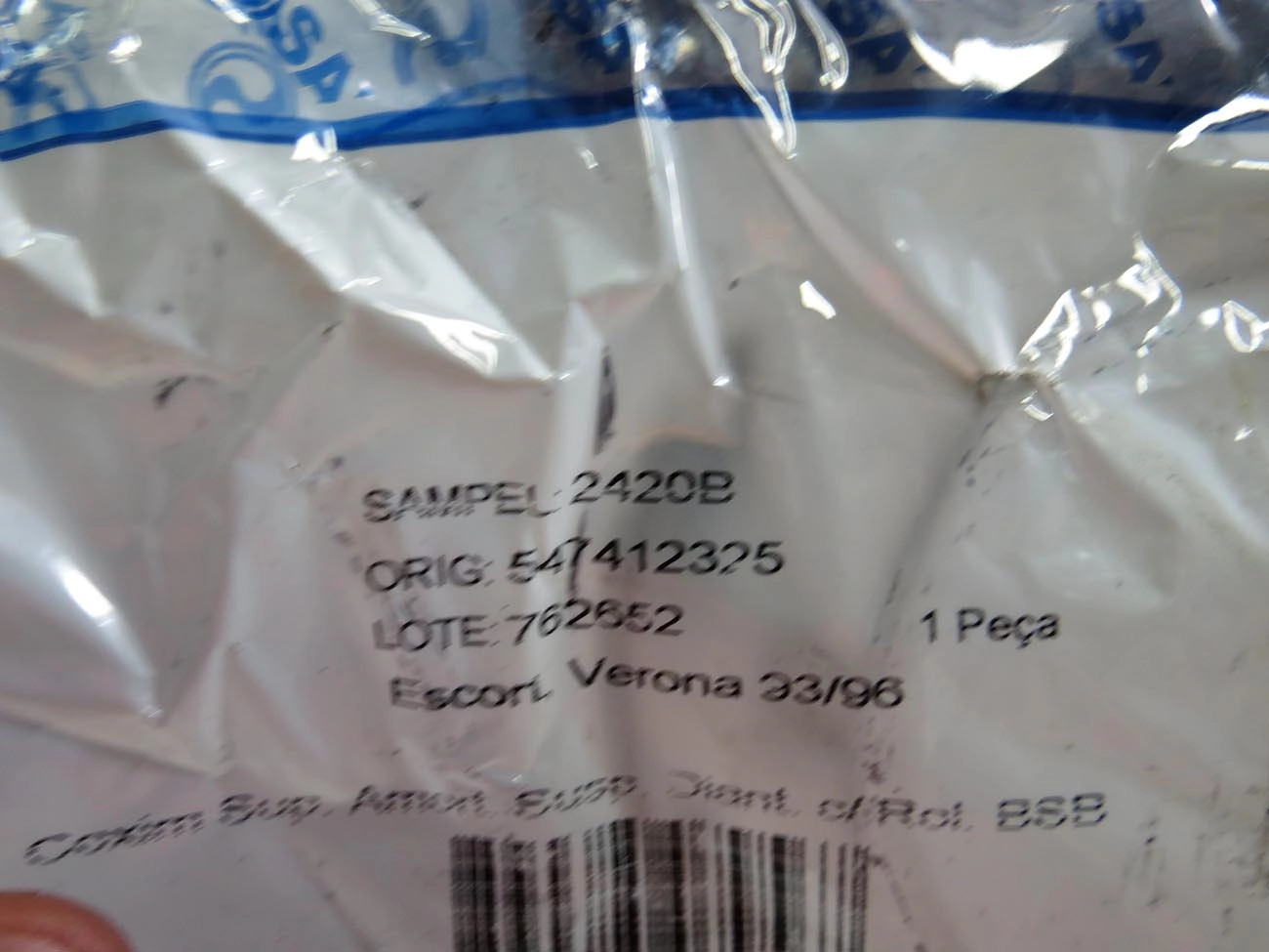COXIM AMORTECEDOR FORD ESCORT/VERONA 93/96 - VW LOGUS/POINTER - DIANT. C/ROL. BSB
