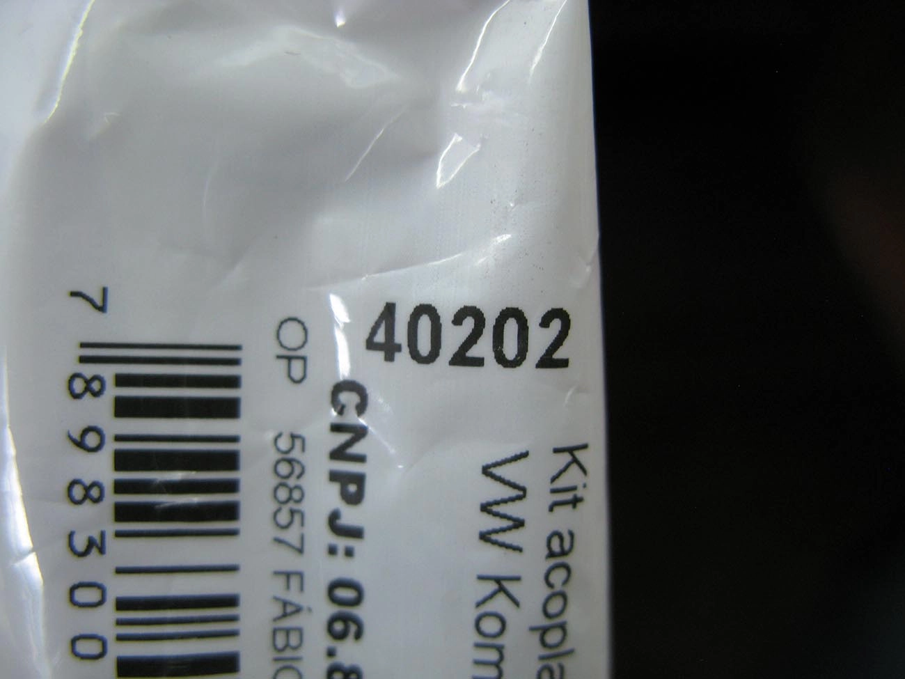 KIT ACOPLAMENTO CÂMBIO CAMBIO VW KOMBI /77